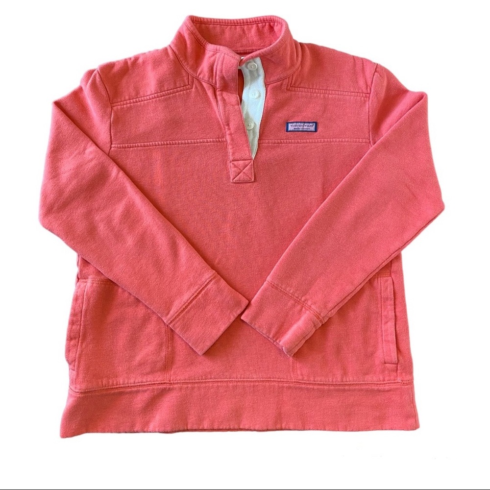 VINEYARD VINES Heathered Button Placket Shep Shirt